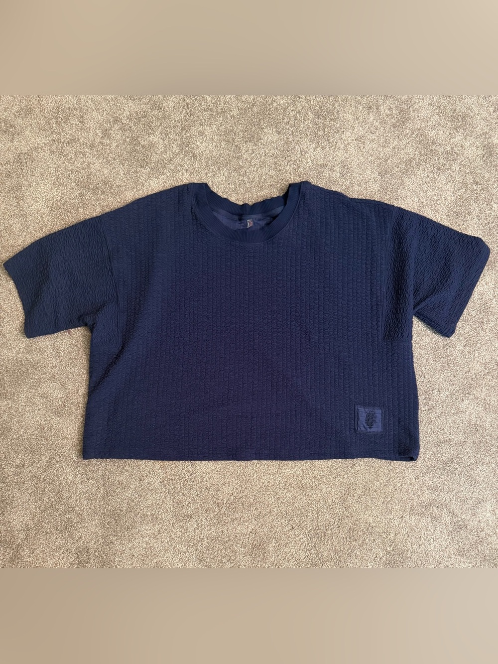 Free People Cropped Boxy Top
